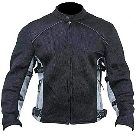 Xelement CF505 Mens Black Advanced Level-3 Mesh Sports Jacket - Medium