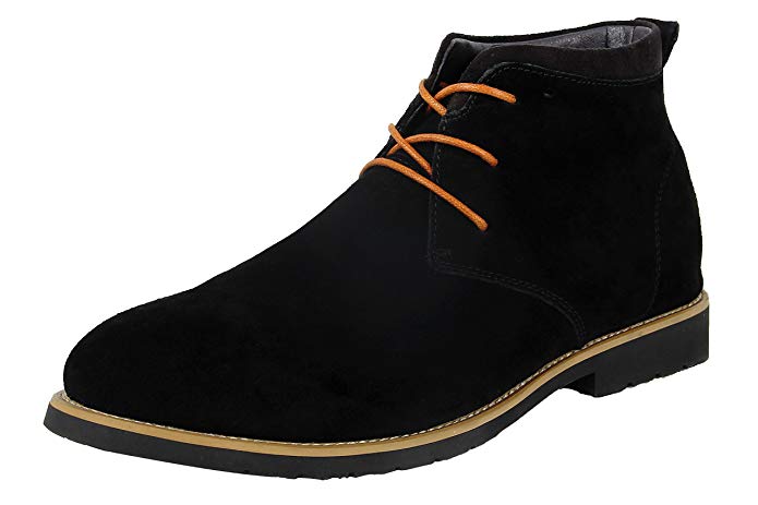 iLoveSIA Men's Casual Suede Leather Desert Boots Walking Chukka Shoes