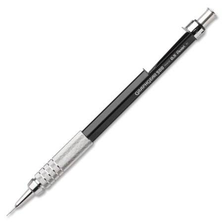 Pentel GraphGear 500 Automatic Drafting Pencil Black (PG525A)