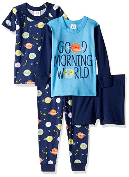 Gerber Baby Boys' 4-Piece Pajama Set