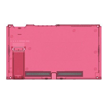 BASSTOP Translucent Back Plate DIY Replacement Housing Shell Case for NS NX Switch Console Without Electronics (Console-Watermelon Red)