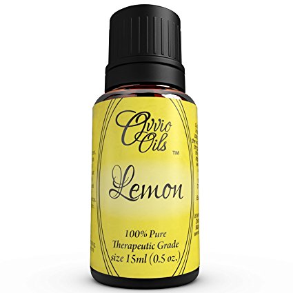 Lemon Essential Oils by Ovvio Oils -100% Pure Organic Therapeutic and Aromatherapy Grade - Large 15ml
