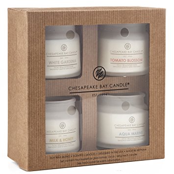 Chesapeake Bay Candle Heritage Collection Votive Scented Candles, Set of 4