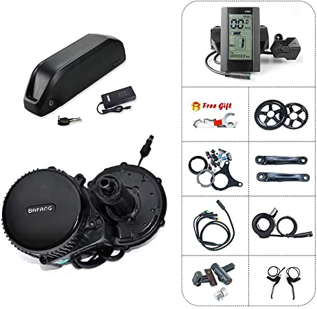 BAFANG BBS02B 48V 750W Motor Mid Drive Electric Bike/Bicycle Conversion Kit with Battery(Optional)