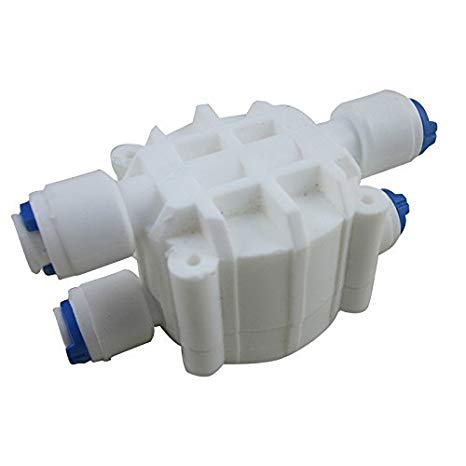 DIGITEN 1/4" Automatic Shut-Off Valve with Quick-Connect Fittings For RO Reverse Osmosis