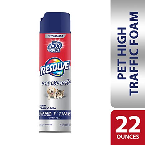 .Resolve Pet Expert High Traffic, Carpet Foam, 22 oz