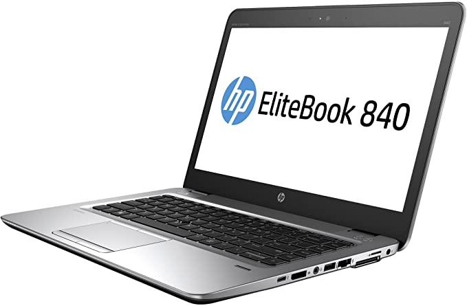 HP EliteBook Business 840 G3 T6F48UT#ABA Laptop (Windows 10, Intel Core i5-6300U, 14" OLED Screen, Storage: 256 GB, RAM: 8 GB) Black/Grey