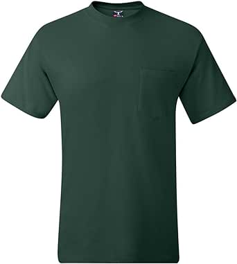 Hanes Men's Short Sleeve Beefy-T with Pocket