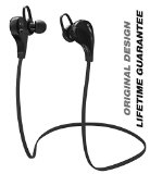 Bluetooth Headphones TOTU Bluetooth Wireless Headphones Noise Cancelling Headphones w Microphone GymRunningExerciseSportsSweatproof Wireless Bluetooth Earbuds Headset Earphones for iPhone 66s6 Plus6s plus 5 5c 5s 4siPad Air Samsung Galaxy S6S5S4S3 Note 4 3 HTC M9 M8 M7 LG Flex 2 G3 G2 and Other Bluetooth Android IOS Smart Cell phonesDevices