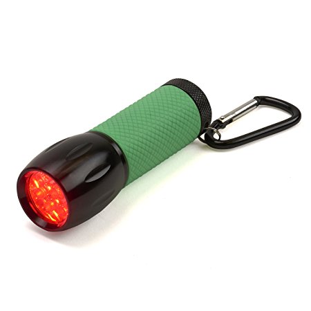 Carson RedSight Red LED Flashlight For Reading Astronomy Star Maps and Preserving Night Vision (SL-22)