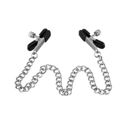 Nipple Clamps Cupider Adjustable Sex Beginner Metal Chain Breast Clamps Adults Restraints Sexual Toys Silver