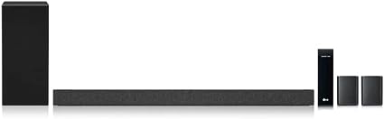 LG SP7R 7.1 Channel High Res Audio Sound Bar with Rear Speaker Kit