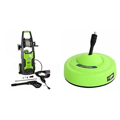 GreenWorks 1,950 PSI 1.2 GPM Electric Pressure Washer   Surface Cleaner