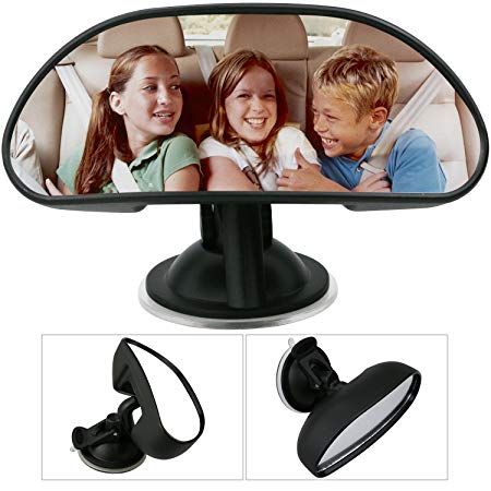 TedGem Adjustable Baby Safety Mirror with Suction Cup