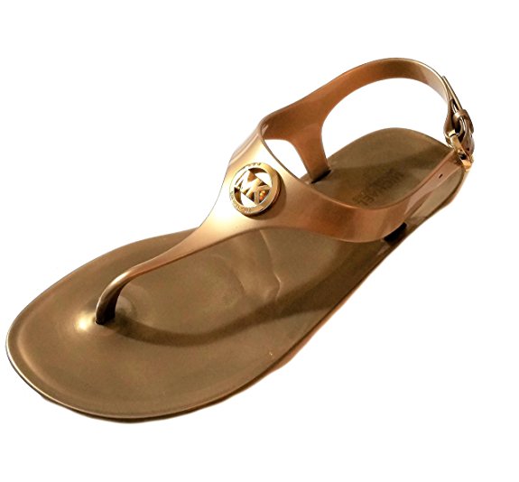 Michael Kors Jelly Sandal MK Gold 8