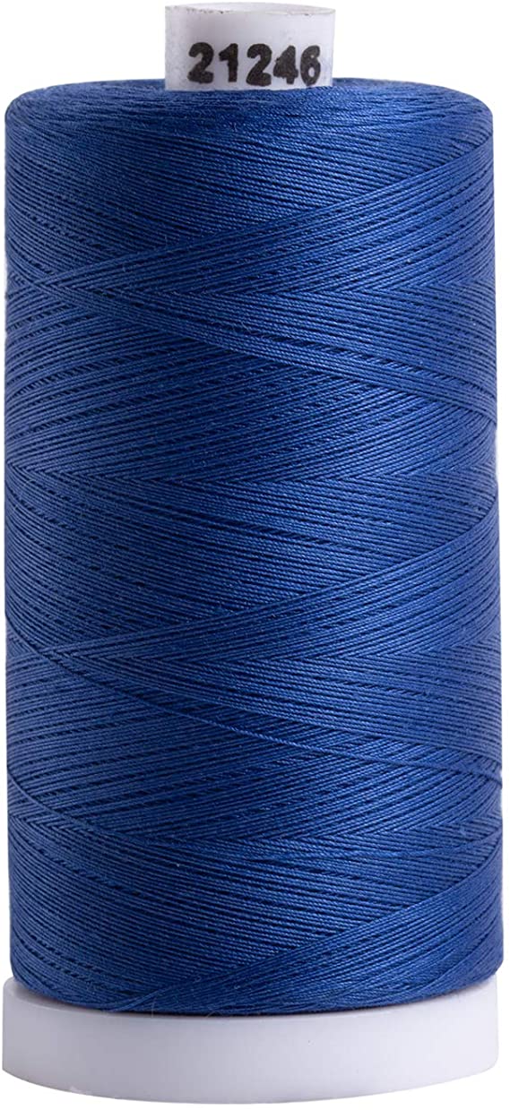 Connecting Threads 100% Cotton Thread - 1200 Yard Spool (Patriot Blue)