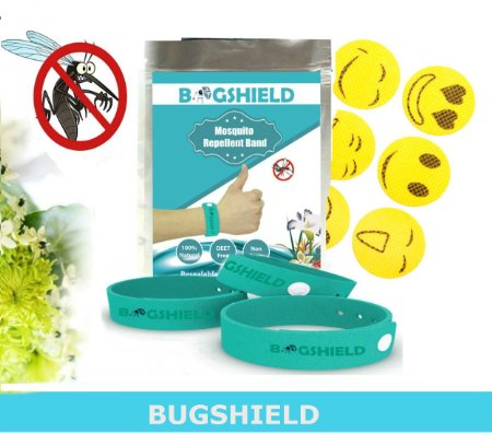 Mosquito Repellent Bracelets 6 Pack   6 Bonus Bug Repellent All natural Patches - NO DEET, NO SPRAY - Safe for Kid - Get ready for Summer - Enjoy 30 day outdoor protection