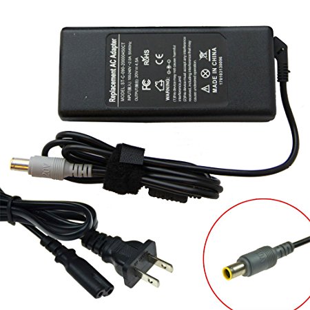 20V 4.5A 90W Replacement Laptop AC Adapter Power Supply Charger Cord for IBM Lenovo Thinkpad T400 T410 T420 T500 T510