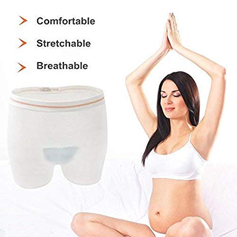 MEILYLA Postpartum Underwear for Women High Waist Mesh Disposable Delivery Panty Seamless Maternity Panties C-Section Recovery 5PCS S/M