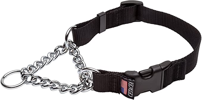 Cetacea Chain Martingale Dog/Pet Collar with Quick Release