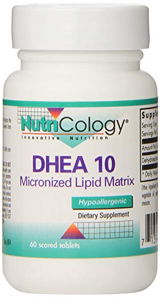 Nutricology Dhea 10 Mg Sustained Release Tablets, 60 Count