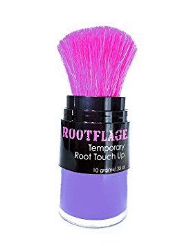 Temporary Pastel Lavender Hair Color- Root Touch Up and All Over Hair Color Powder - For Light Hair Only-Fantasy Hair Color, Kabuki Applicator with Detail Brush Included (Lavender Haze)