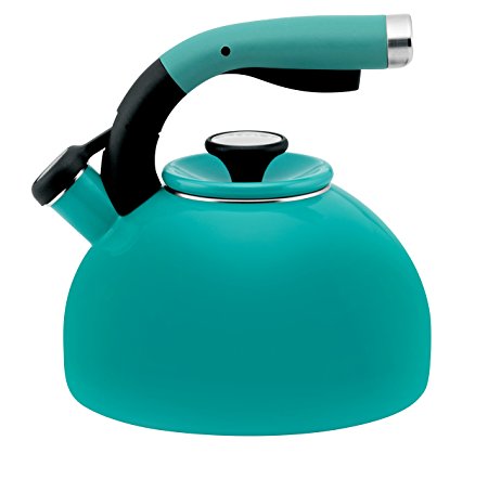 Circulon Teakettles Morning Bird Teakettle, 2-Quart, Capri Turquoise