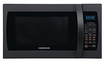 Farberware Professional FMO13AHTBKF 1.3 Cubic Foot 1100-Watt Microwave Oven with Sensor Cooking, Matte Black