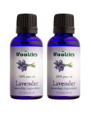 Woolzies Lavender 100 NATURAL Pure Essential oil - 2 pack - 1 Fl oz per bottle