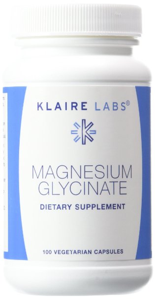 Klaire Labs Magnesium Glycinate Capsules 100 mg 100 Count