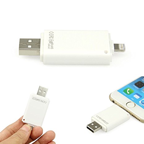 NEW USB i-Flash Drive 32GB Flash Memory for iPad iPhone 5S 5 C 6 6Plus 6S 6S Plus (32GB)