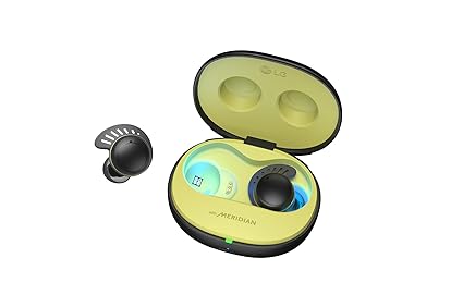 LG TONEFree Fit TF7Q True Wireless Earbuds, Active Noise Cancellation, IP67, 3D Sound Stage, UV Nano, Game Mode, 30 Hour Battery, Swivel fit Technology