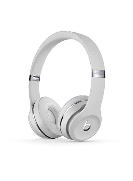 Beats Solo3 Wireless On-Ear Headphones - Satin Silver (Renewed)