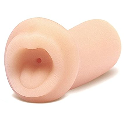Pocket Male Masturbator - Realistic Woman's Mouth with Tongue - Soft Lips - Tight & Stretchable - Oral Sex Simulator - Pocket Blow Job - Easy to Clean - Non Toxic TPR - Best Adult Toy - By Biofusion