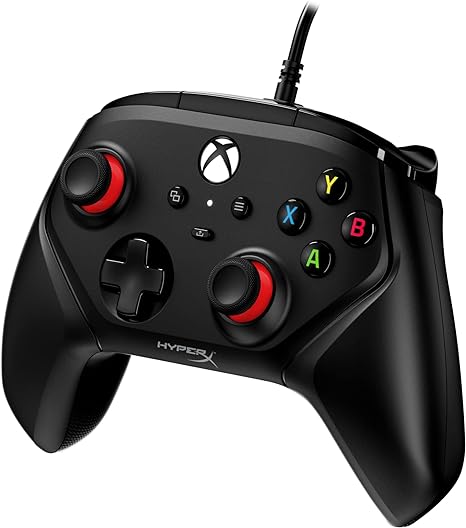 HyperX Clutch Gladiate – Wired Controller, Officially Licensed by Xbox, Dual Trigger Locks, Programmable Buttons, Dual Rumble Motors