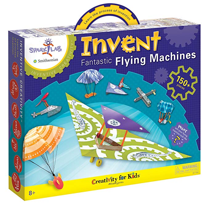 Creativity For Kids Spark!Lab Smithsonian "Invent Fantastic Flying Machines" Model Kit