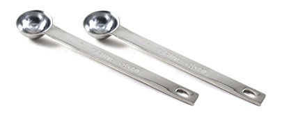 RSVP - Endurance Stainless Steel 1/2 Teaspoon Measuring Spoon - 2 pack