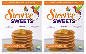 Swerve Sweets, Pancake and Waffle Mix, 10.6 ounces, Pack of 2