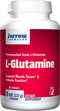 Jarrow Formulas L-Glutamine Powder, Supports Muscle Tissue &  Immune Function, 8 Oz