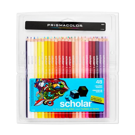 Prismacolor Scholar Colored Pencils, 48 Pack