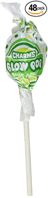 Blow Pops Sour Apple (Pack of 48)