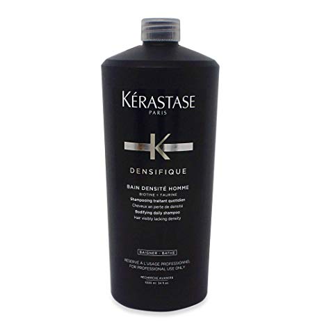 Kerastase Densifique Bain Densite Homme Daily Care Shampoo (Hair Visibly Lacking Density), 34 ounces