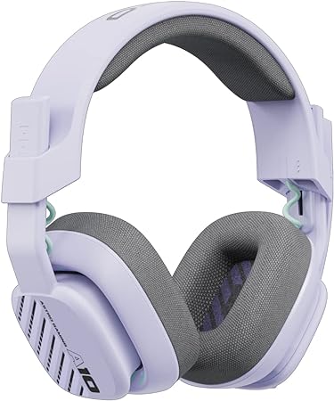 ASTRO A10 Gaming Headset Gen 2 Wired Headset - Over-ear gaming headphones with flip-to-mute microphone, 32 mm drivers, compatible with PC - Lilac