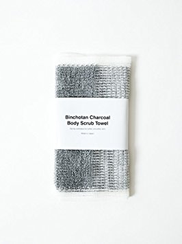 Binchotan Charcoal Body Scrub Towel