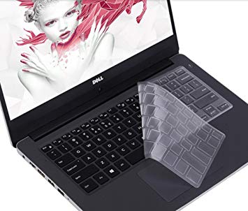 imComor for Dell XPS 15 Keyboard Cover Ultra Thin Clear Soft-Touch Keyboard Skin for 2019 Release DELL XPS 15 7590 9570 & 2017 Release DELL XPS 15 9560 9550 15.6" Laptop(NOT Fit XPS 15 9575)