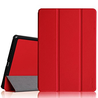 Fintie iPad Air 2 Case (2014 release) - [SlimShell] Ultra Lightweight Stand Smart Protective Cover with Auto Sleep / Wake Feature for Apple iPad Air 2, Red