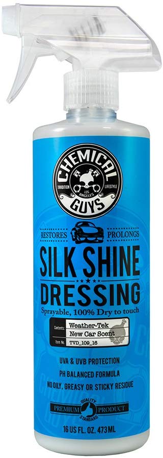 Chemical Guys TVD_109_16 - Silk Shine Spray-able Dry-To-The-Touch Dressing For Tires, Trim, Vinyl, Plastic and More (16 Ounce)