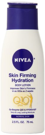 NIVEA Skin Firming Hydration Body Lotion, 2.5 Ounce (Pack of 6)