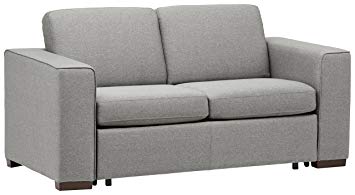 Rivet Elliot Easy-Pull Modern Sofa Bed, 71"W, Grey