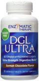 DGL Ultra Sugar Free - German Chocolate Enzymatic Therapy Inc 90 Chewable